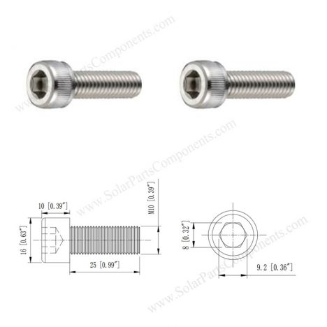 hex socket bolt M10