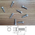 M8×30mm hex socket screw