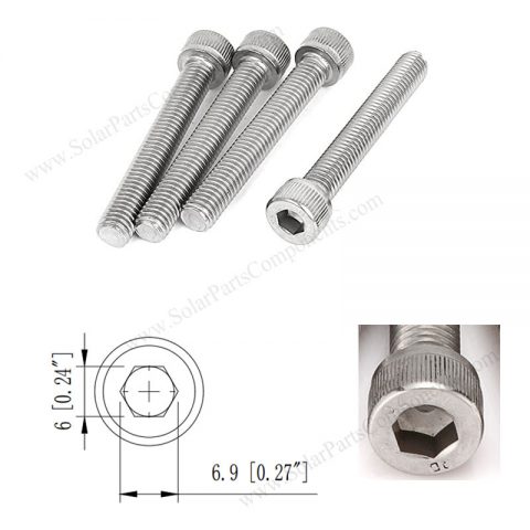 hex head socket bolt M8×55mm