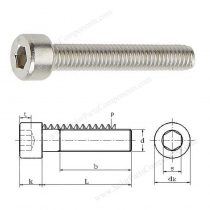 M8×55mm hex socket screw