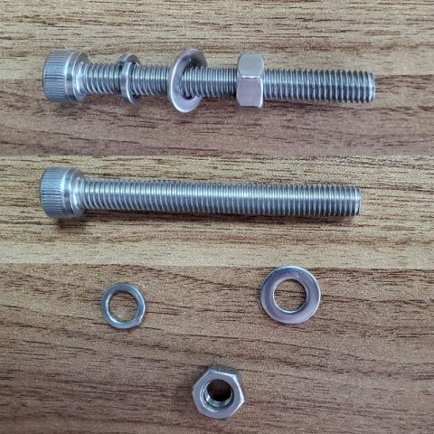 M8×70mm allen head bolts