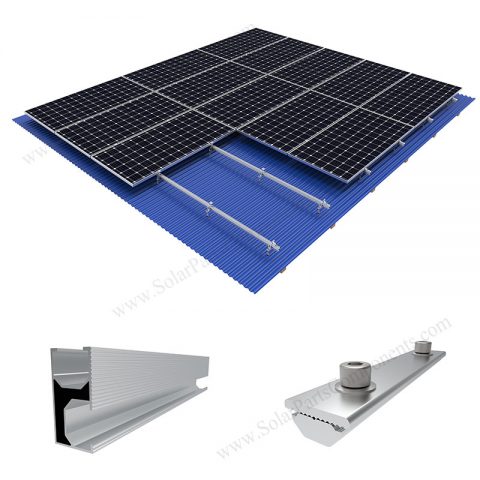 L bracket, hanger bolt M10 pv mounts