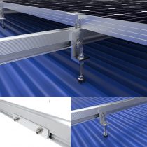 L-foot, hanger bolt pv installation