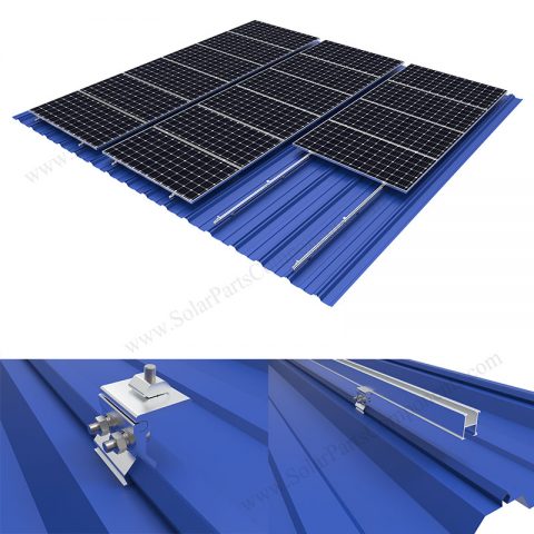 diamond-shaped metal roof clamp