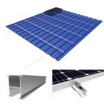 solar roof mount system for diamond clamp