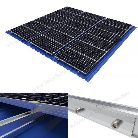 solar roof mounting rhombic clamp