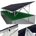 pv ground mount racking alum SPC-GA-4H-W