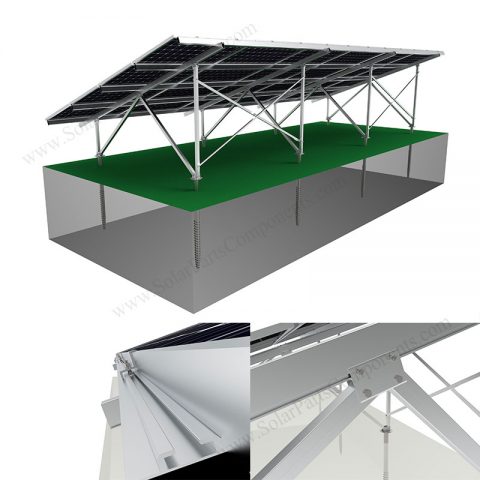 pv ground mount racking system SPC-GA-4H-W