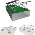 solar concrete foundation mounting system concrete foundation