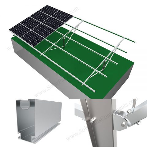 Pole PV gournd mounting kits