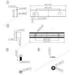 aluminum rail splice for solar