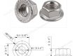 serrated flange nuts M12