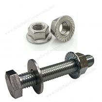 serrated flange nuts and bolts M12