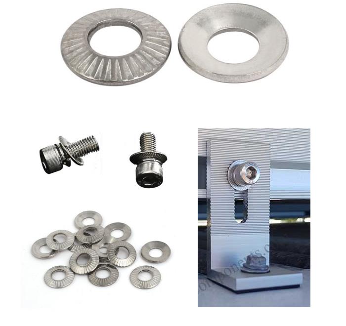 Serrated Ribbed Washers for Solar Panel Mounting factory