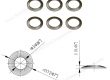 Serrated Ribbed Washers for PV installation