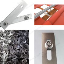 serrated washers for solar panel mounts