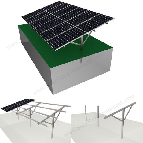 Solar Pile Mounting System