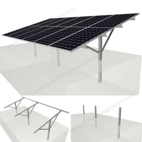 single pile ground mounting