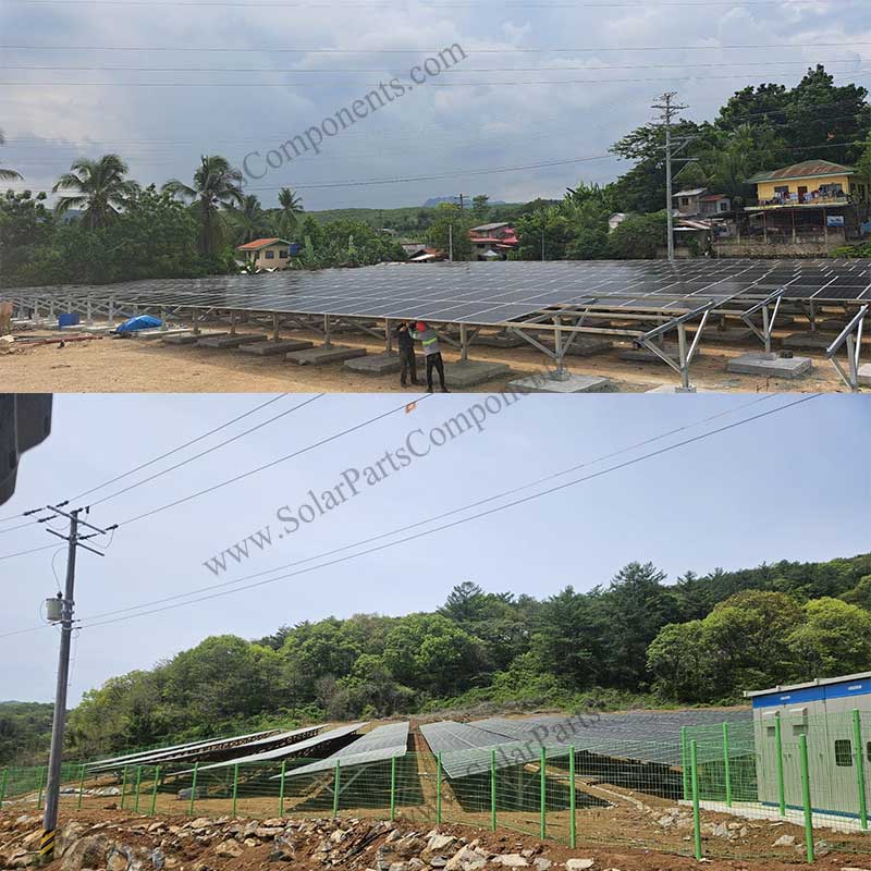 Solar Pile Ground Mounting