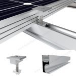 L bracket solar roof mount rack