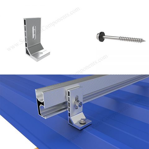 L-Feet solar roof mounting kit