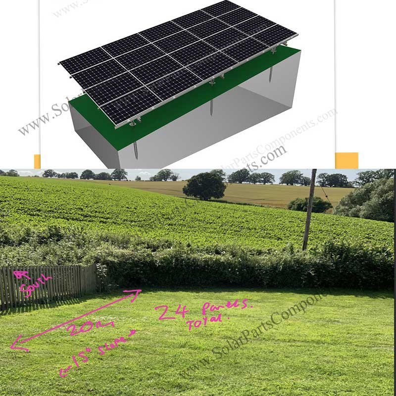 Solar Slope Ground Mounting Systems Factory