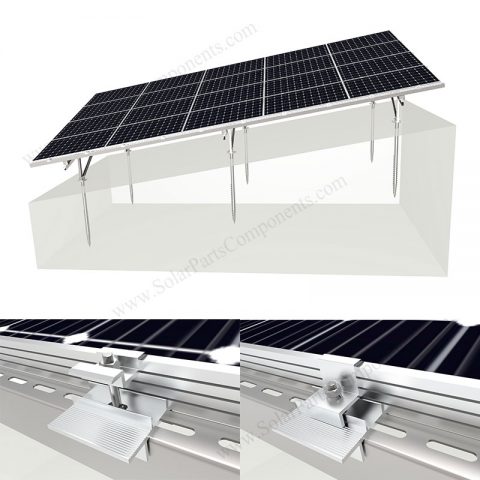 solar panel sloping ground mounts