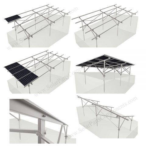 solar slope ground racking systems