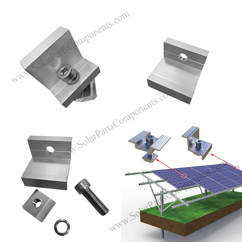 Solar Panel Rail End Clamp