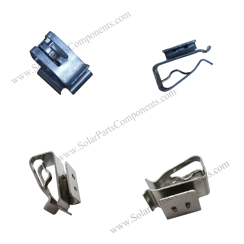 solar PV cable clips for two lines