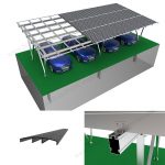 waterproof solar canopy