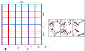 Waterproof Solar Carport Mounting System-design