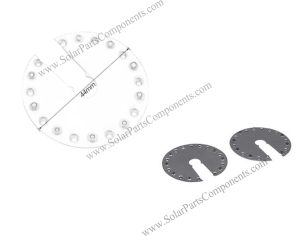 Round grounding clip for SUS304