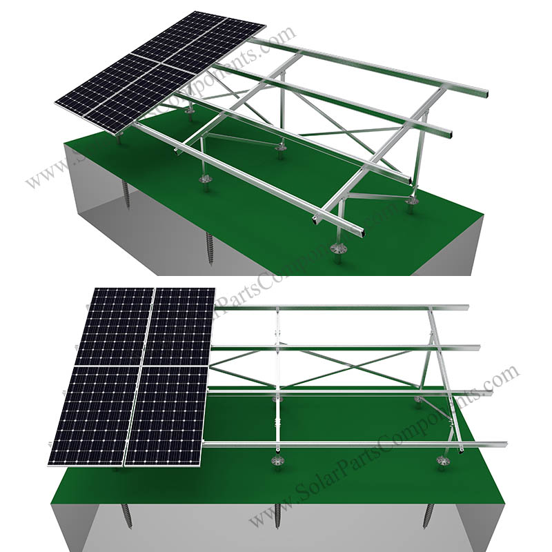 ground racking system aluminum alloy