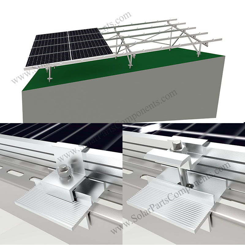 solar ground mounting brackets carbon steel