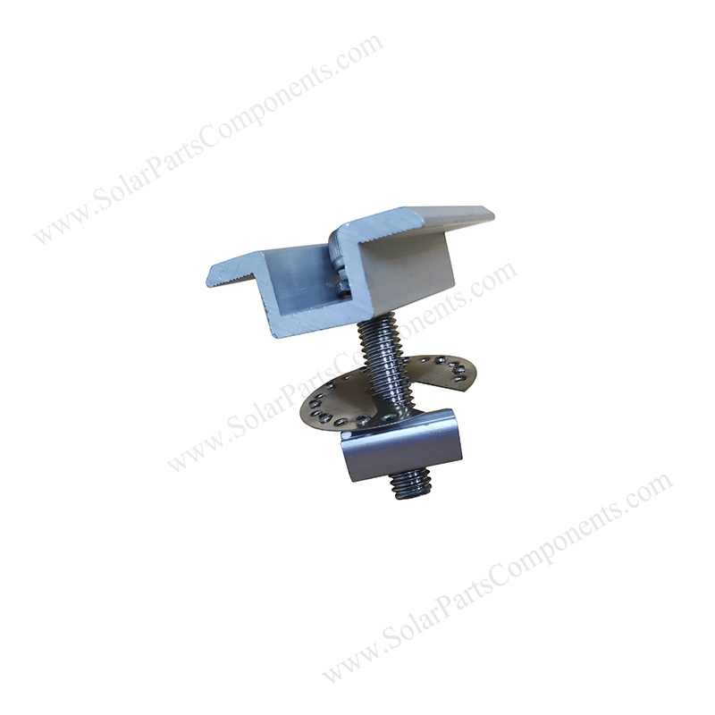 stainless steel solar grounding clip for PV module-10