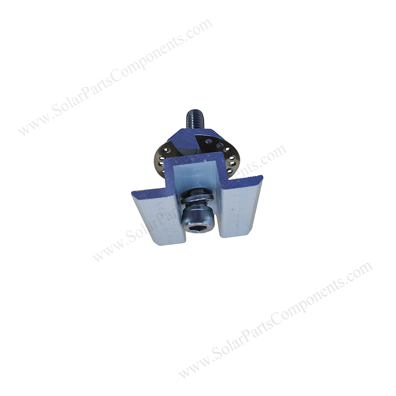 stainless steel solar grounding clip for PV module-9