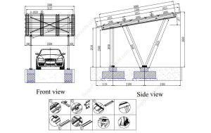 waterproof solar carport mounting system wholesale