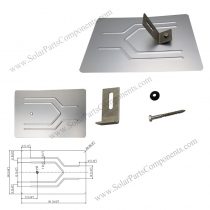 pv module roofing plate