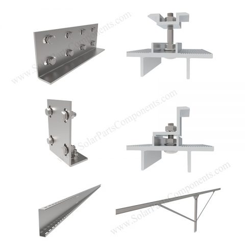 solar carport mounting components