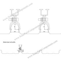Metal Tin roof standing seam clamp