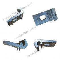 grounding lug for solar panel mounting system