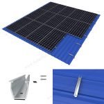 solar railless metal roof clamps