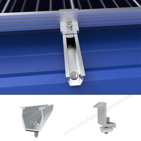 solar metal roof rail free clamps