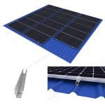 railless solar mounting systems for metal roof