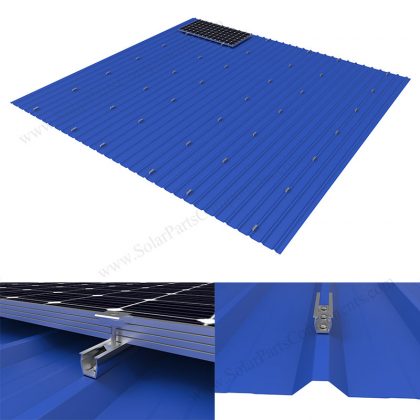 Railless Solar Mounting System for metal roof, SPC-RF-CK01-HUR