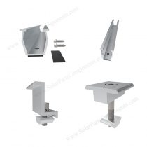 solar panel metal roof racking system U rail