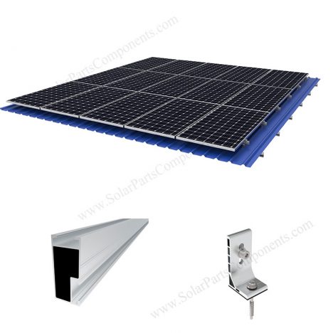 solar metal roof racking L foot