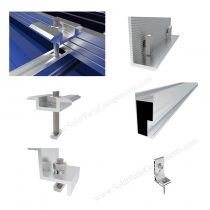 solar metal roof mounting system L foot components