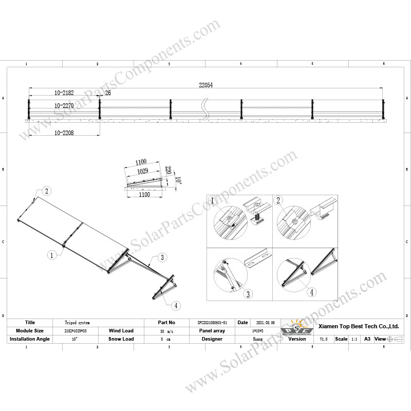 Flat Terrain Solar Mounting Systems Landscape